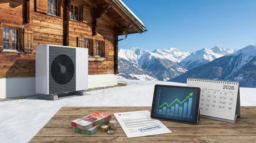 Kosten, Förderungen und Amortisation von Wärmepumpen in der Schweiz (2026)